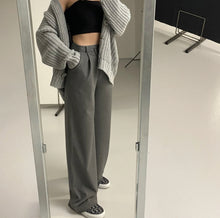 Load image into Gallery viewer, Vlora wide leg pants grey
