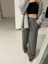 Load image into Gallery viewer, Vlora wide leg pants grey
