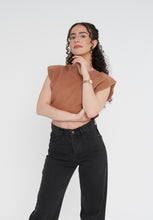 Load image into Gallery viewer, Thalia shirt with shoulder pads
