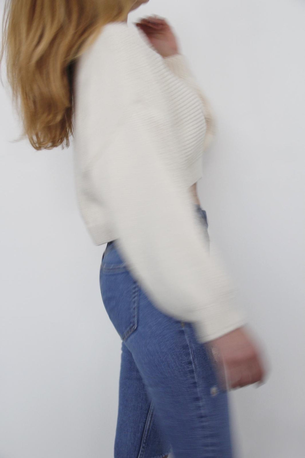 Melanie crop knit